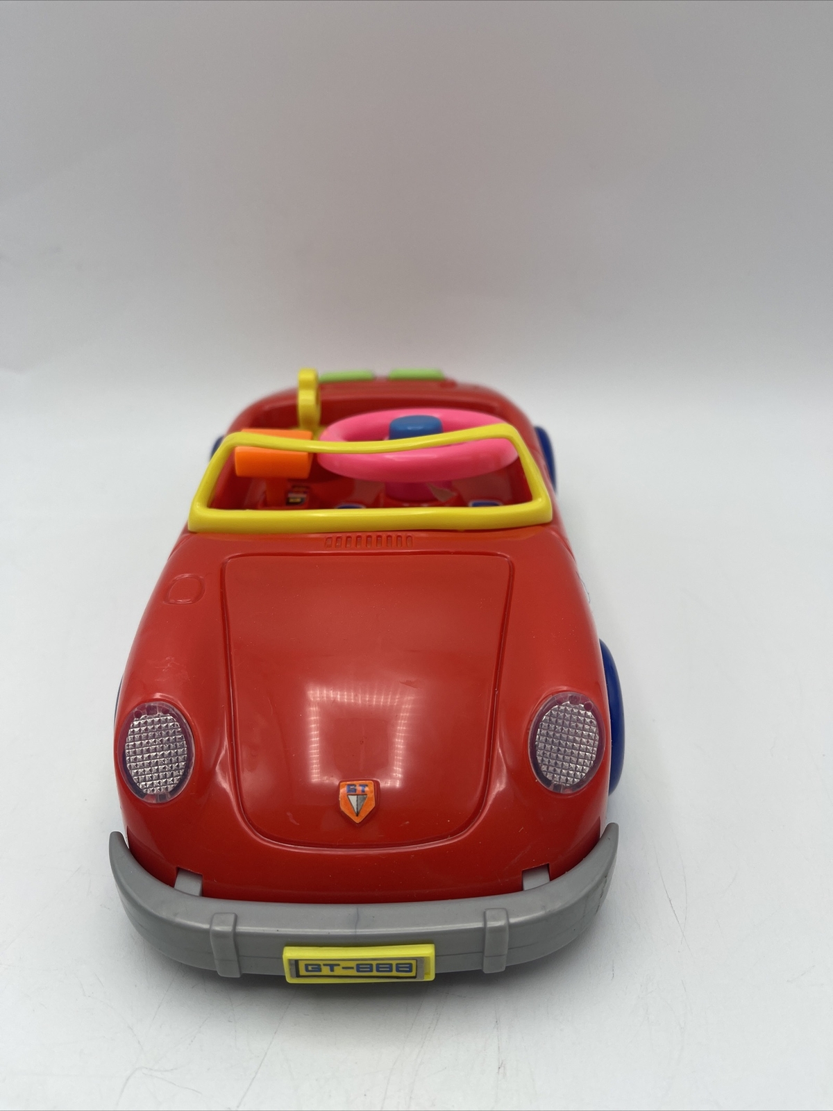 Kids Porsche GT 888 Rare Toy Lights & Sounds Turbo Coupe Vintage HTF RED