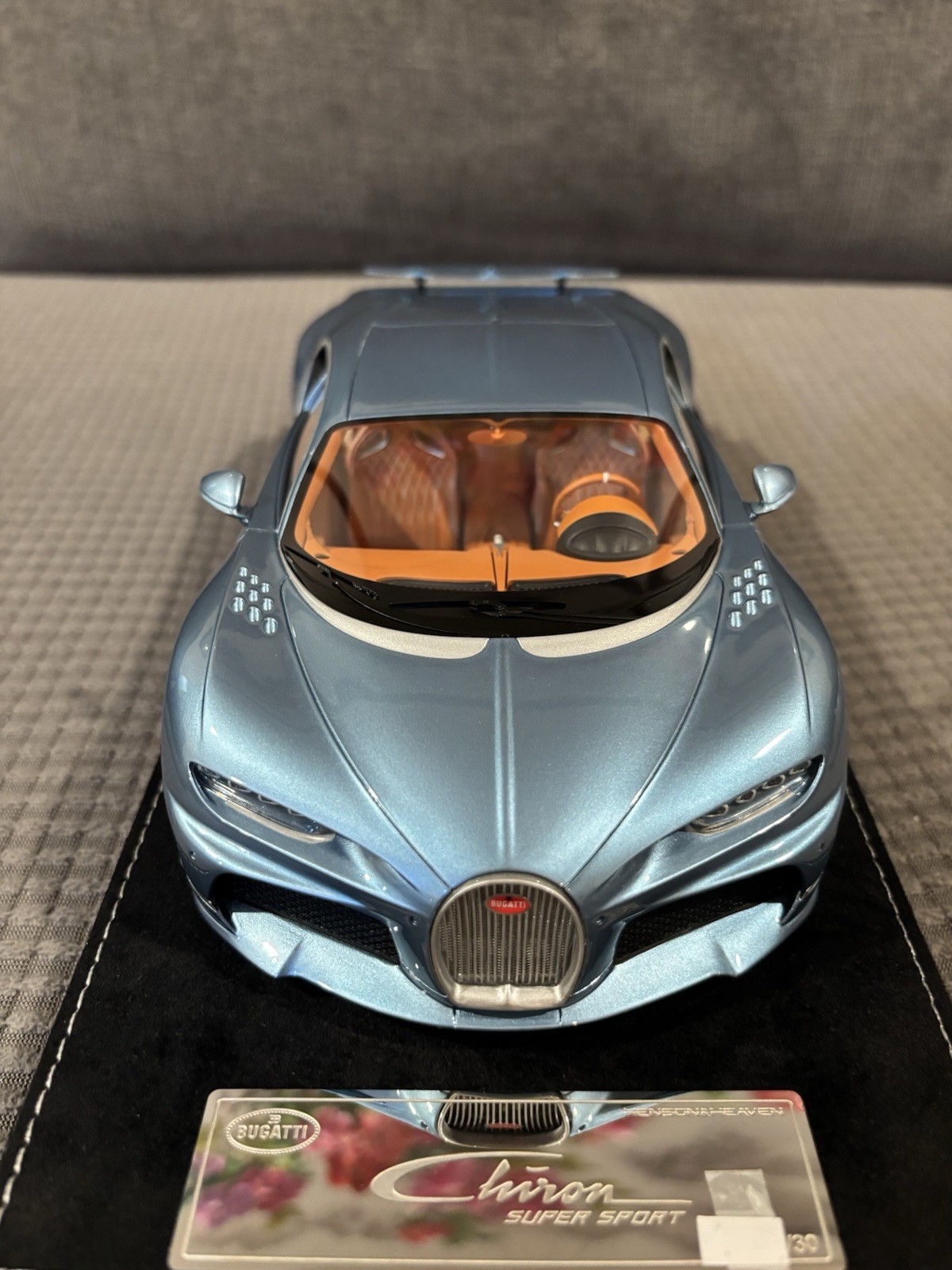 1/18 HH Henson & Heaven Bugatti Chiron SuperSport Horizon Blue Limited 30pcs Mr