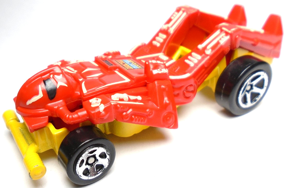 2020 HOT WHEELS MATTEL GAMES ZOMBOT RED & YELLOW 1:64 DIECAST 2 7/8″ ROBOT CAR