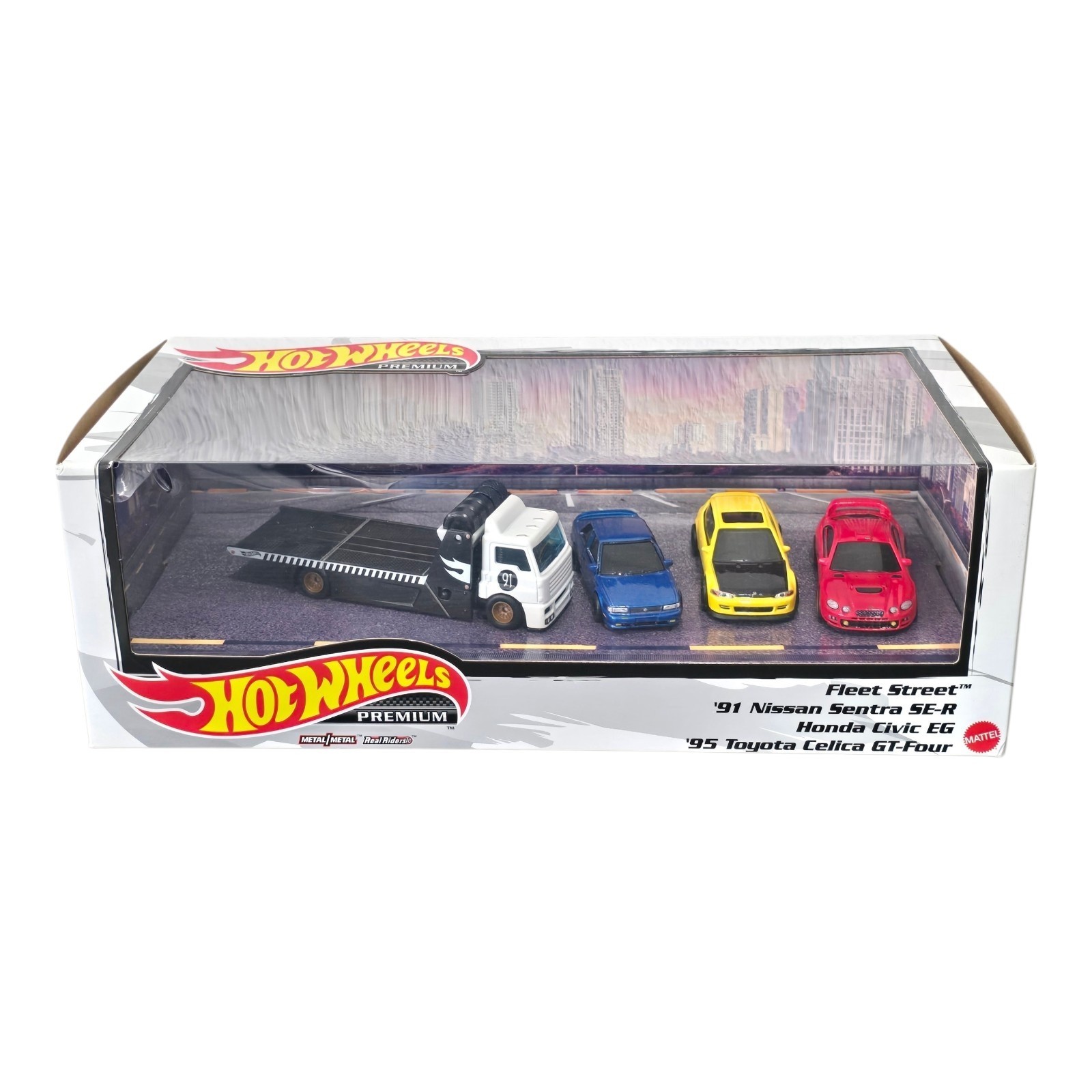 2022 Hot Wheels Premium Set JDM Tuner Diorama Fleet Street Nissan Honda Toyota