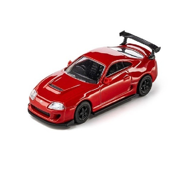 Majorette 1:64 Collector Series Wave 4 1985 Toyota Supra Red Model Car 1023-3I