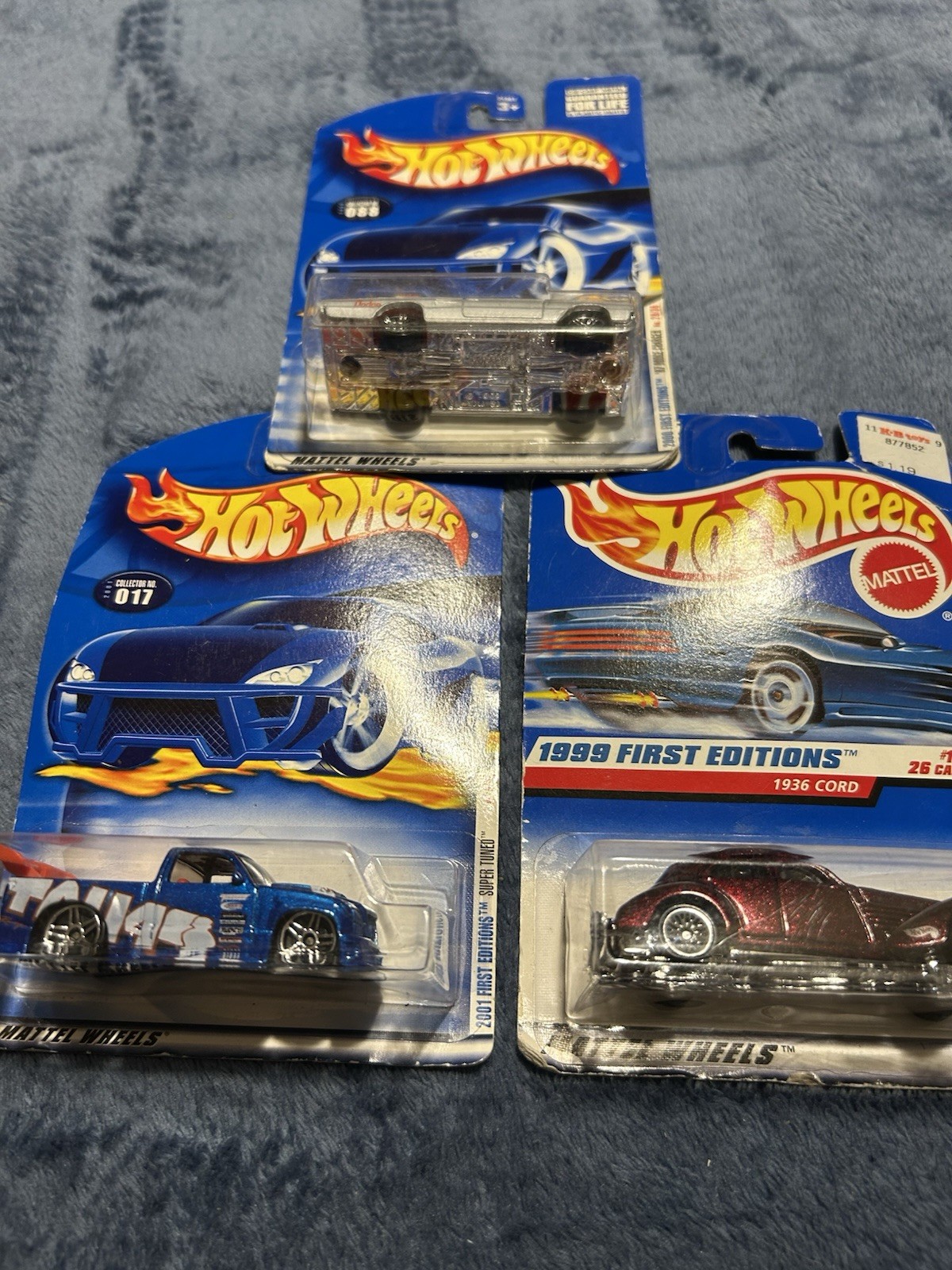 HOT LOT OF 3 VARIOUS CARS 1936 Cord, 67 Charger, Super Tuner Truck New 1B