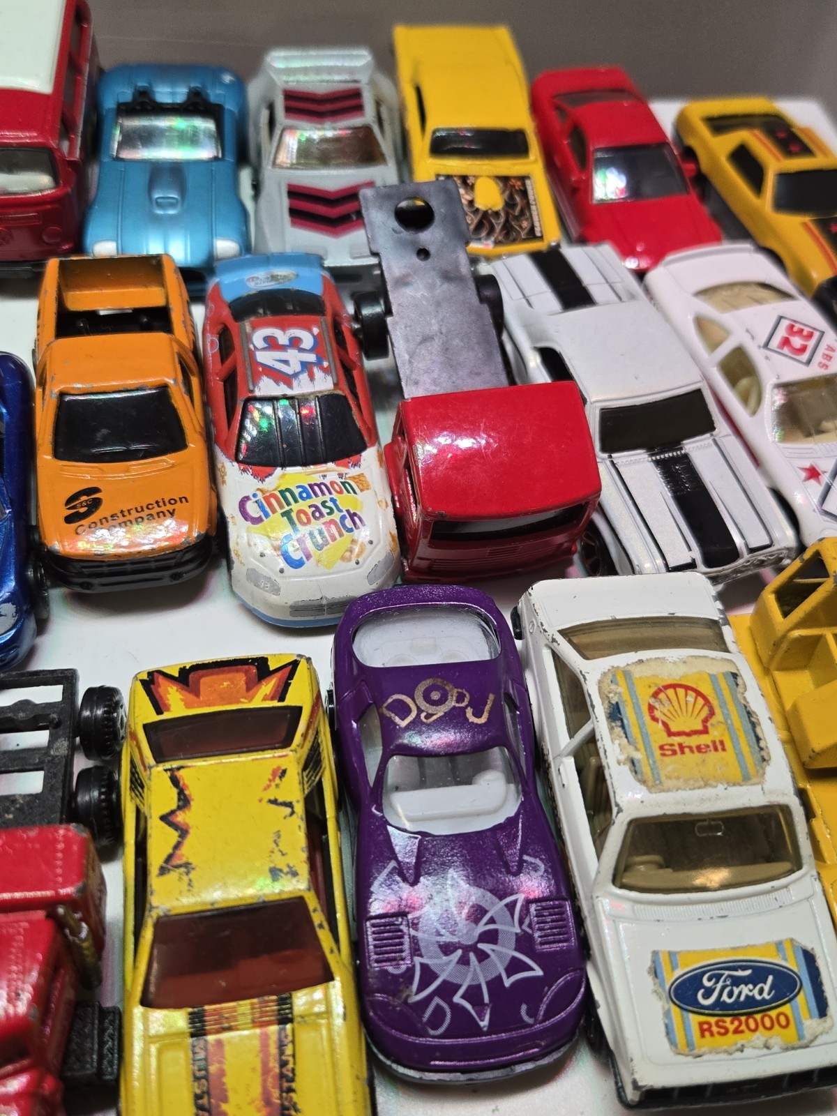 Hot Wheels Matchbox Die-Cast Car & Trucks Construction Boat Bikes Mixed Lot 45+!