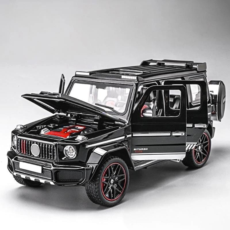 1:24 MERCEDES-BENZ G800 Brabus Alloy Diecast Off-Road Car Gift Collectible NEW