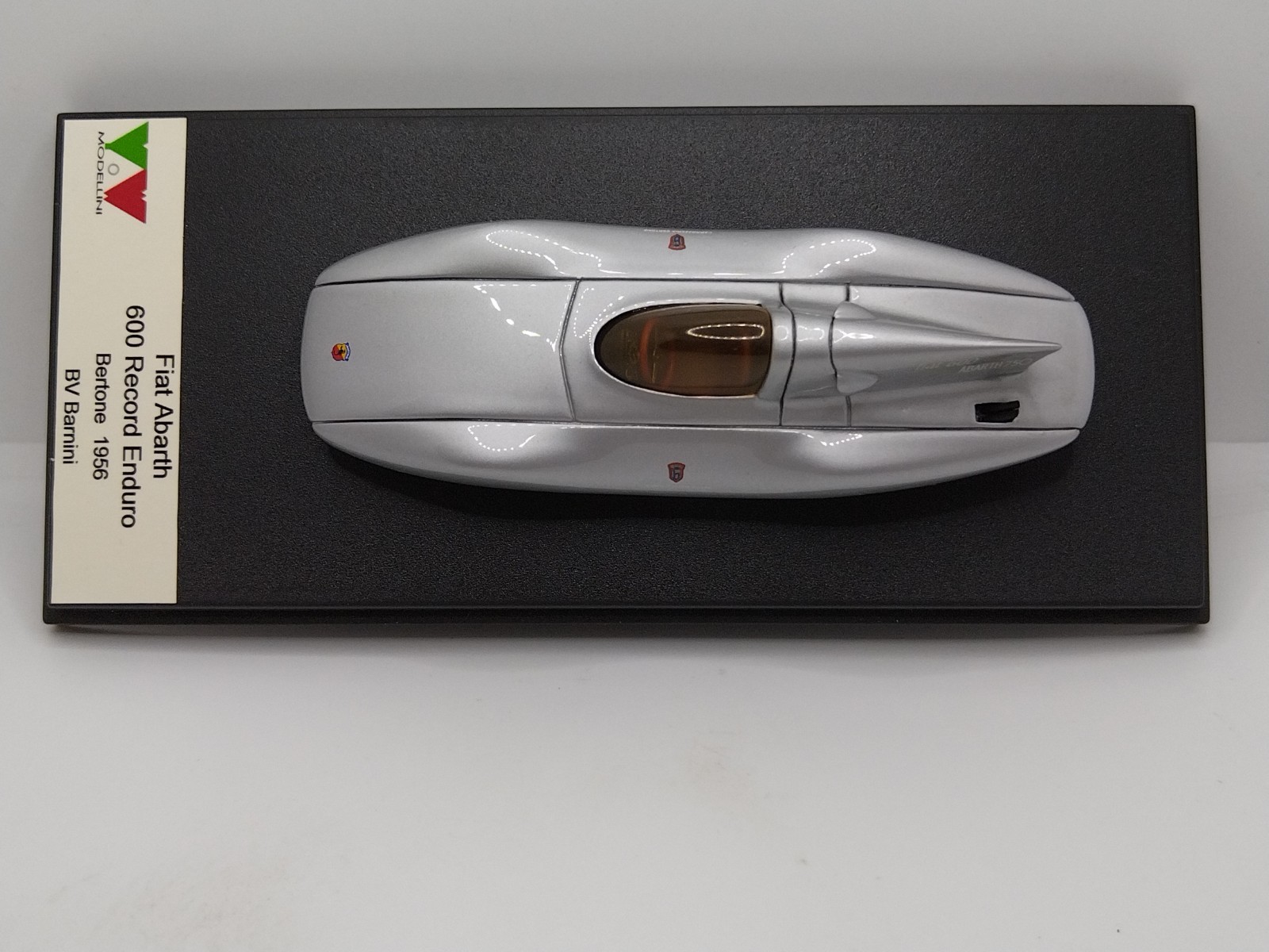 YoW Modellini 1/43 Built Fiat Abarth 600 Record Enduro Bertone 1956. Wow Rare!