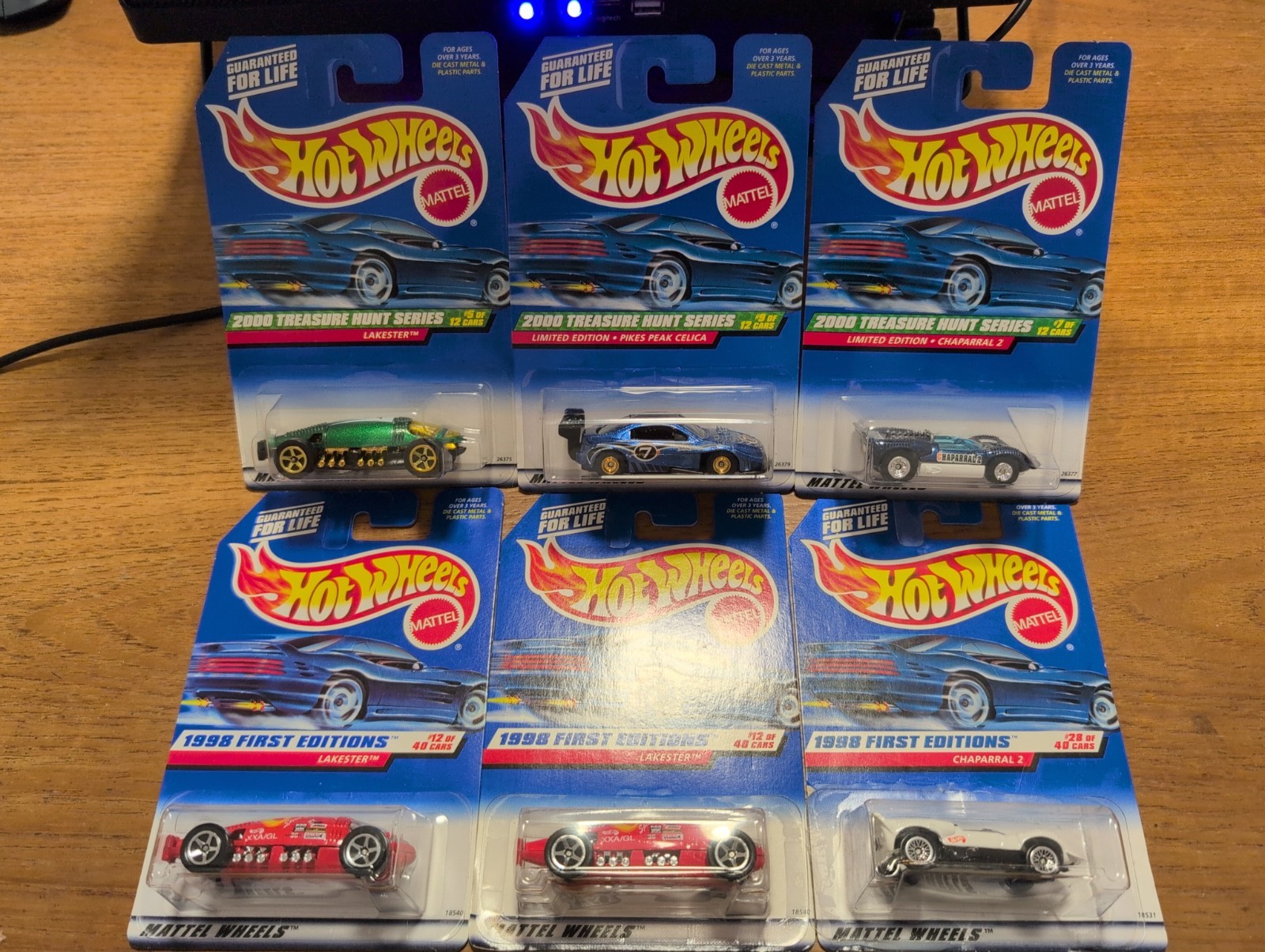 Hot Wheels Lot Of 6 (3) 2000 Treasure Hunts *Must See Pictures* BUY IT NOW! ~