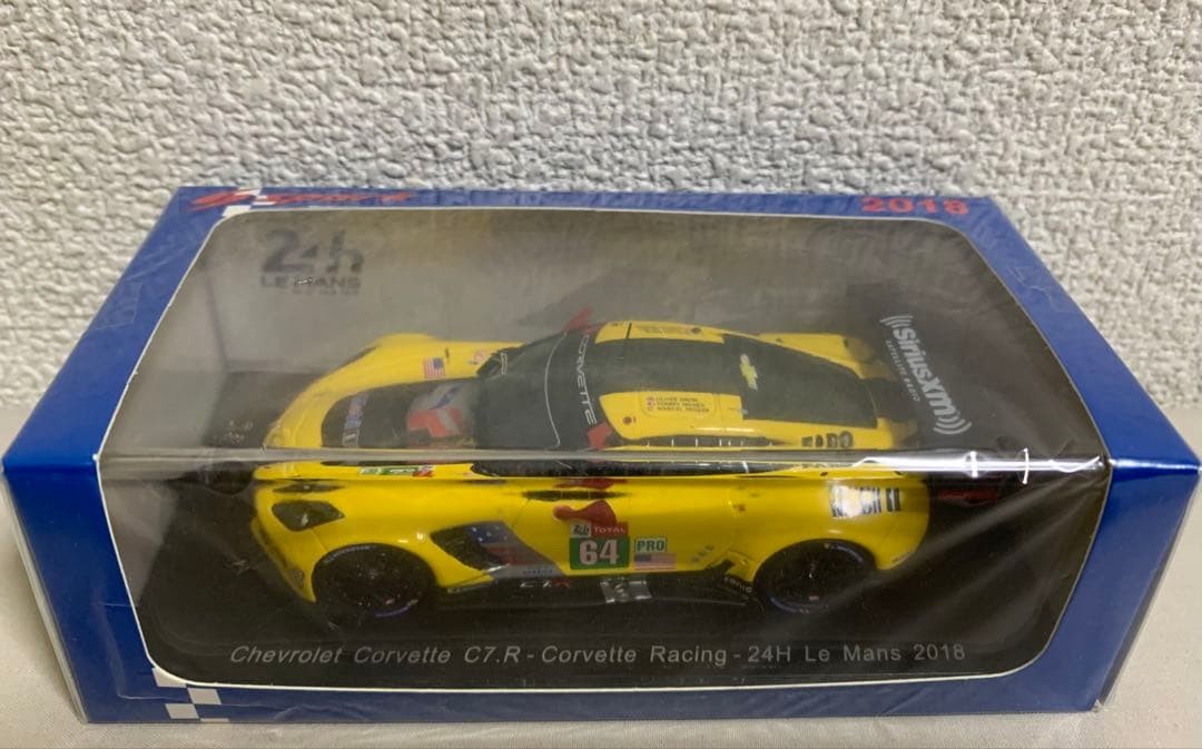 Spark 1/43 Chevrolet Corvette C7R Le Mans 2018 Collectables 17+