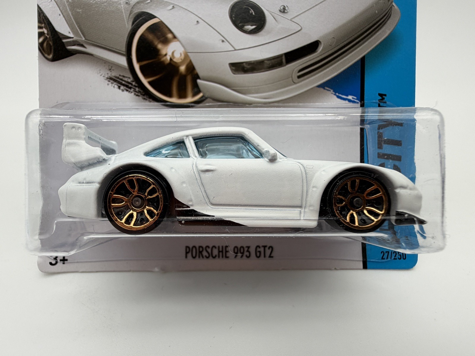 Hot Wheels Porsche 993 GT2 Lot Red / White / Blue in Protectors Nice!
