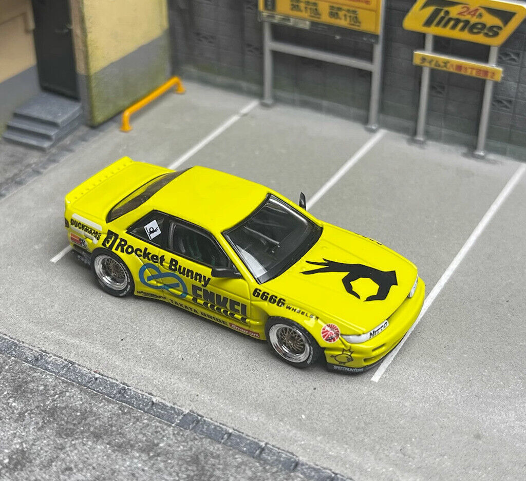 GB INNO 1:64 JDM Silvia S13 PANDEM V2 Racing Sport Model Diecast TOY