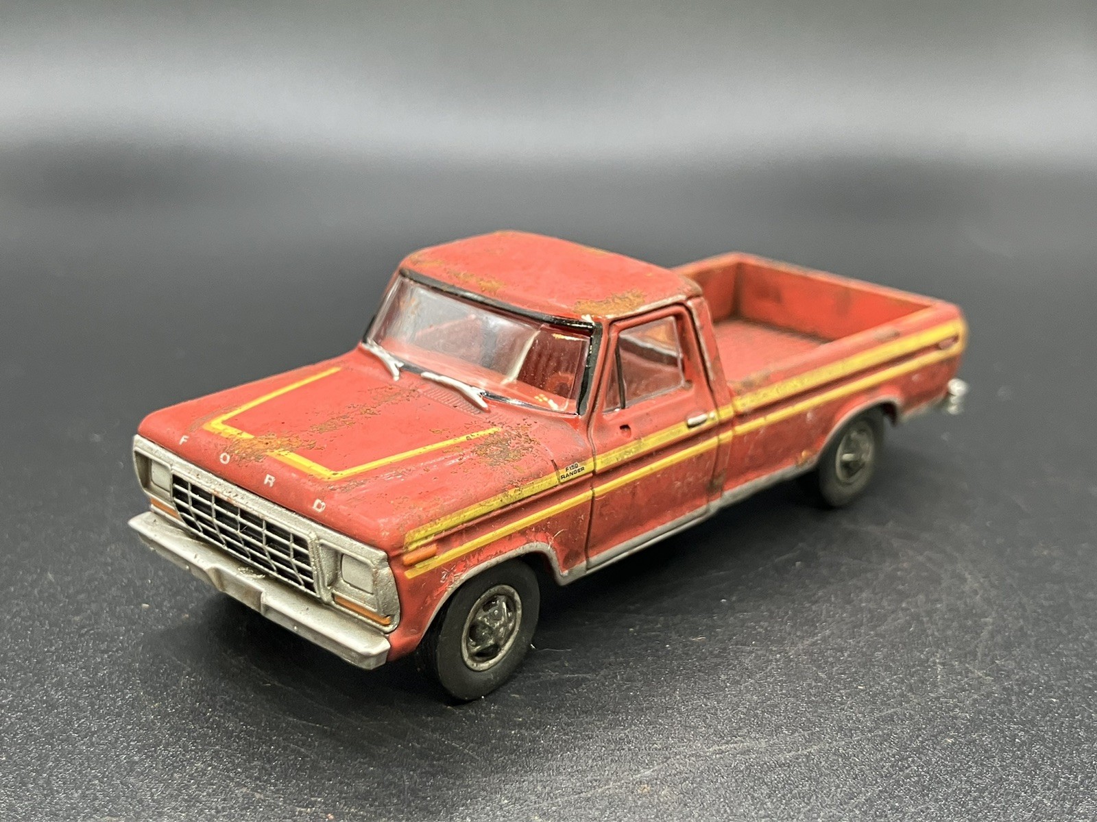 1978 Ford F-150 Ranger Truck Weathered Rusty Barn Find 1/64 Diecast Custom