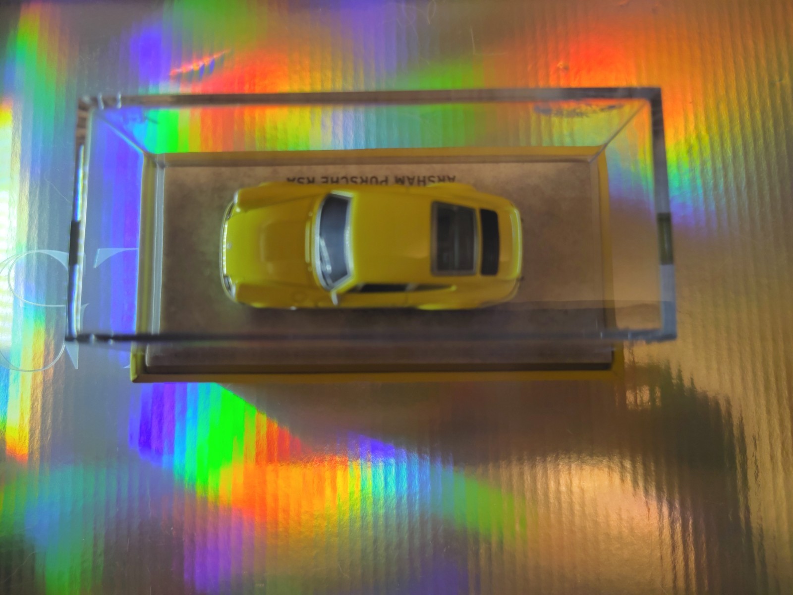 Hot Wheels Daniel Arsham 1973 PORSCHE 911 RSA Yellow 1:64 Mattel Creations JGK64