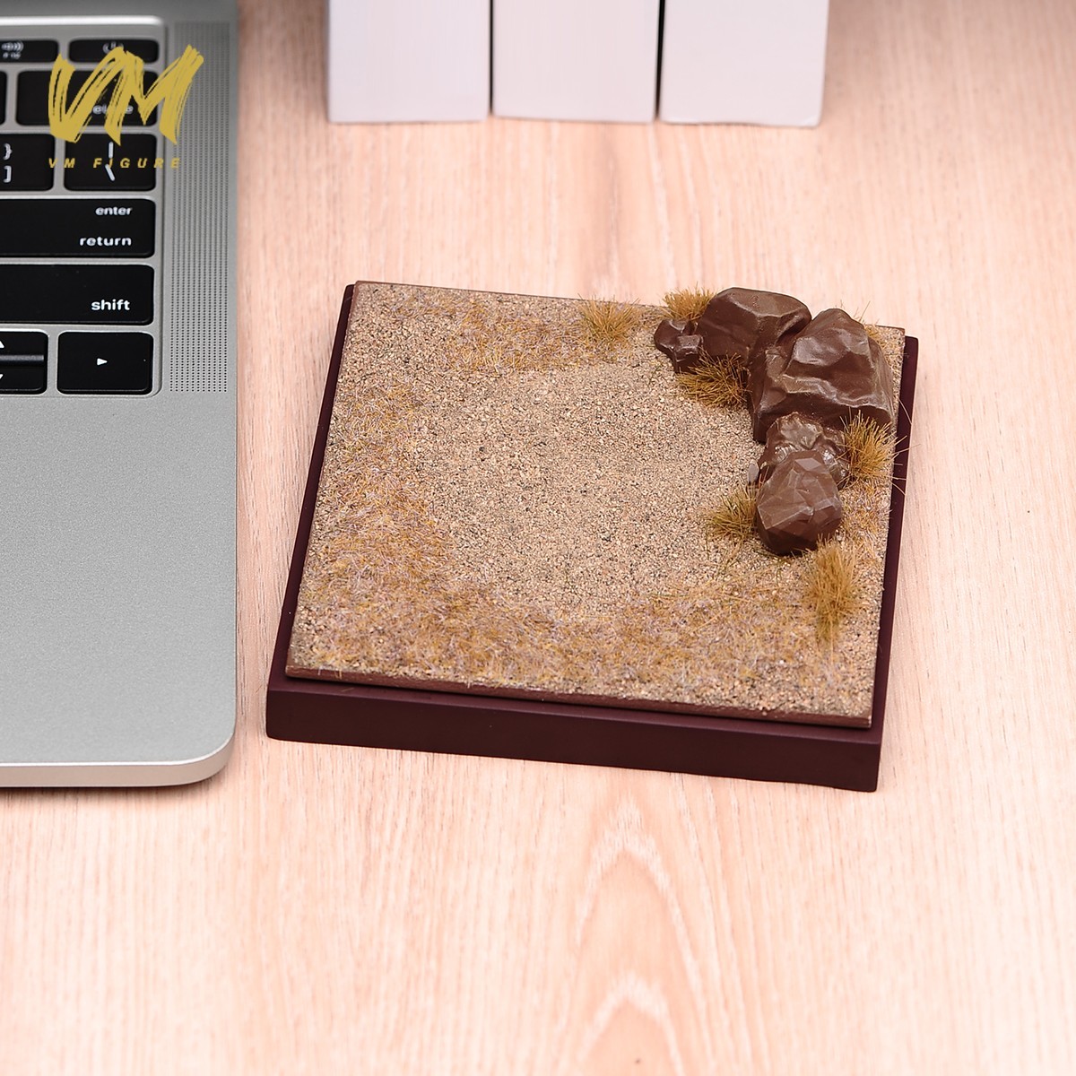 1/64 Resin Desert Diorama Display Base Square Scenery Platform for Car Figures