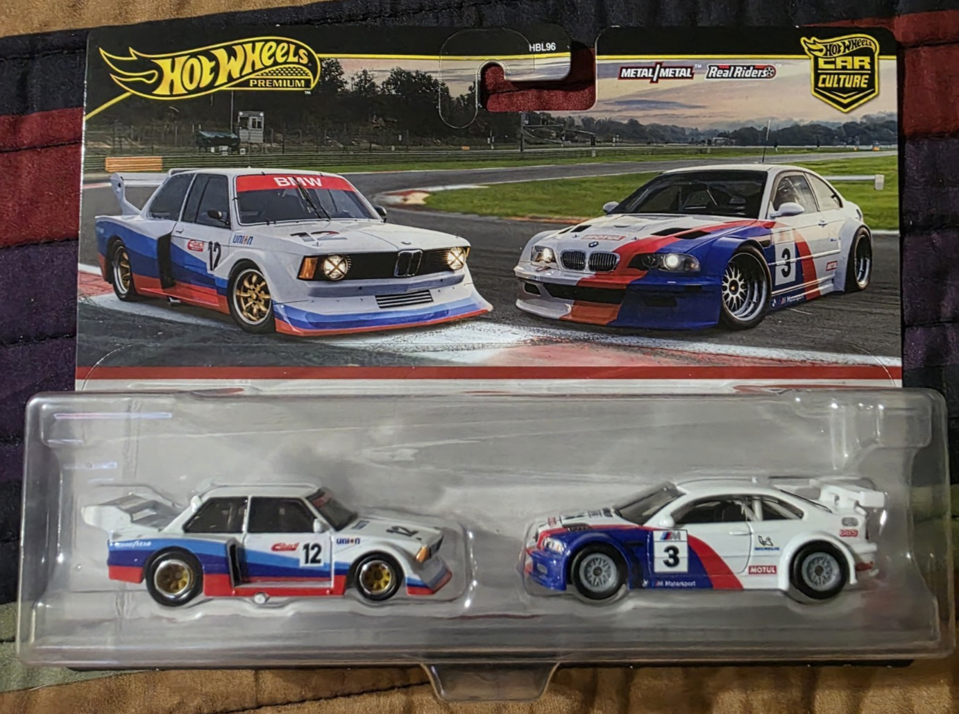Hot Wheels Premium Car Culture 2 Pack BMW 320 Group 5 & 2001 BMW M3 GTR