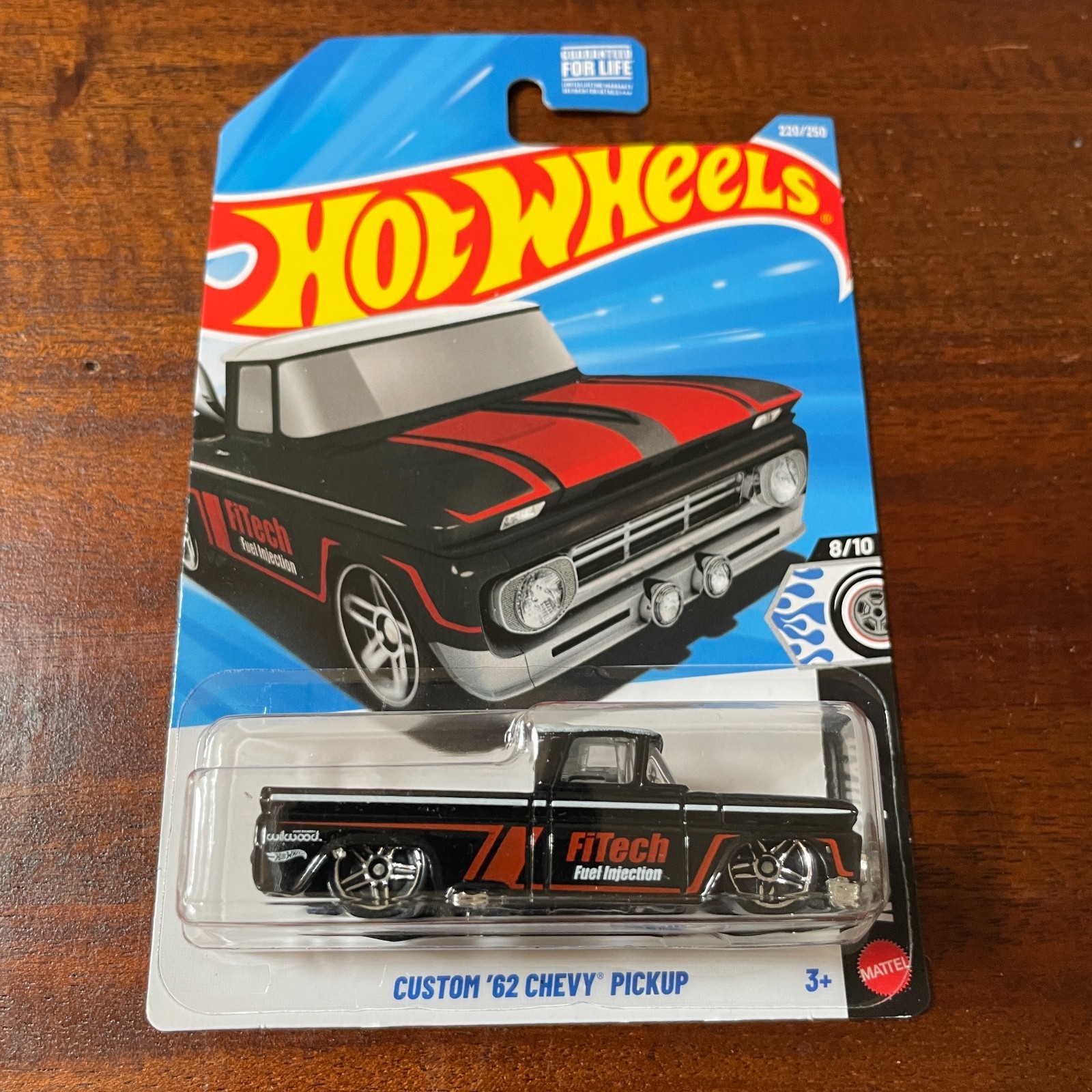 Hot Wheels Custom 62 Chevy Pickup, Rod Squad, 220/250