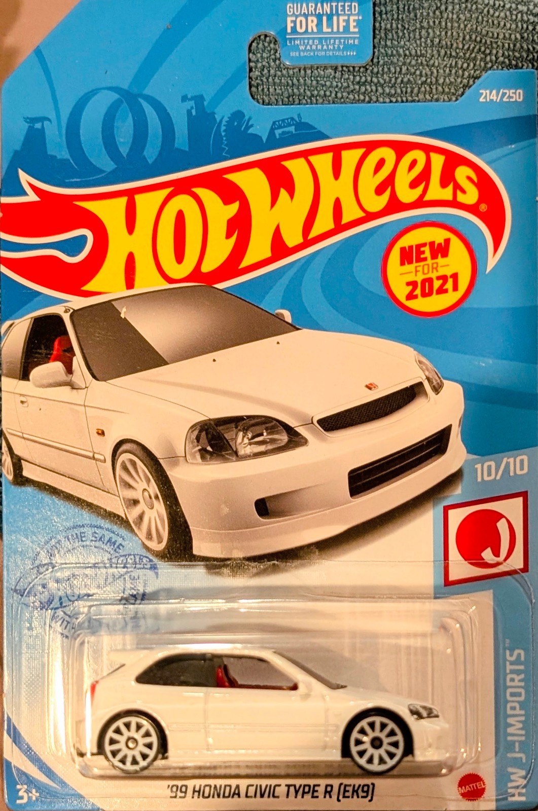 ’99 Honda Civic Type R (EK9) 2021 Hot Wheels