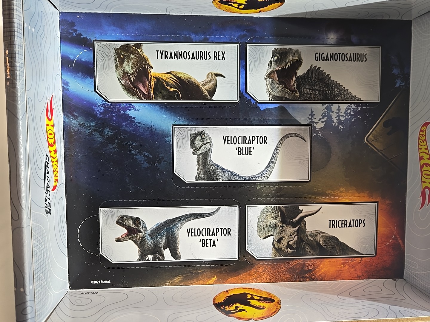 Hot Wheels Jurassic World Dominion 1:64 Car Set – GYJ92