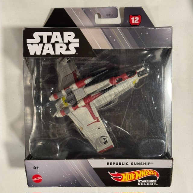 STAR WARS HOT WHEELS SELECT STARSHIPS Various Mattel Ships Die-Cast Metal