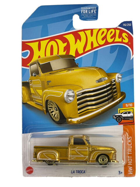 Hot Wheels MAT-L2593-977F 1:64 Car – Gold