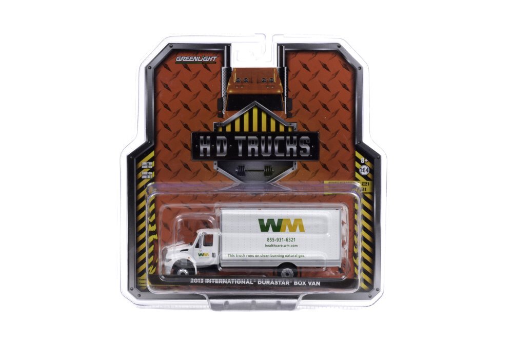 WASTE MANAGEMENT 2013 INTERNATIONAL DURASTAR BOX VAN 1/64 scale DIECAST CAR