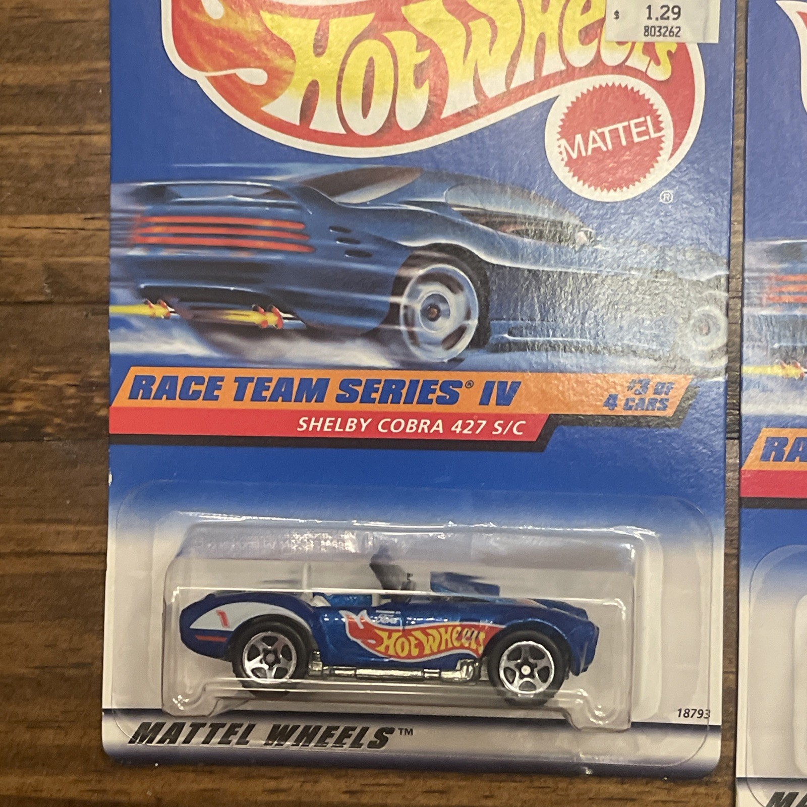 1998 Hot Wheels Race Team Series IV Complete Set – Collector #725, 726, 727, 728