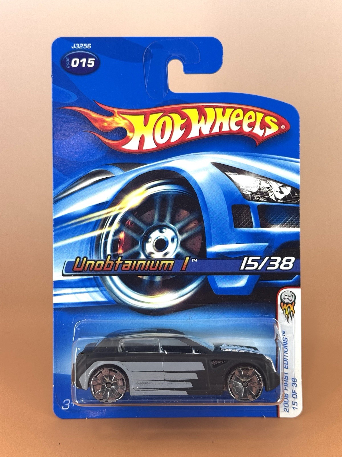 Hot Wheels 2006 First Editions UNOBTAINIUM 1 (LOTof2 variations) w/bl hubs 15/38