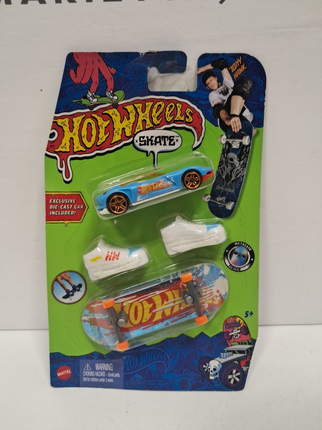 Hot Wheels Skate – TONY HAWK GAZELLA GT FINGERBOARD W/ SHOES – New – 2022