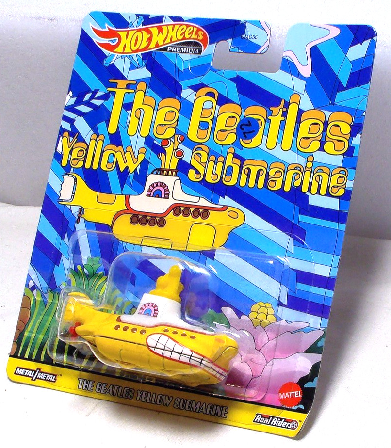 Hot Wheels Premium The Beatles Yellow Submarine 1:64 Diecast