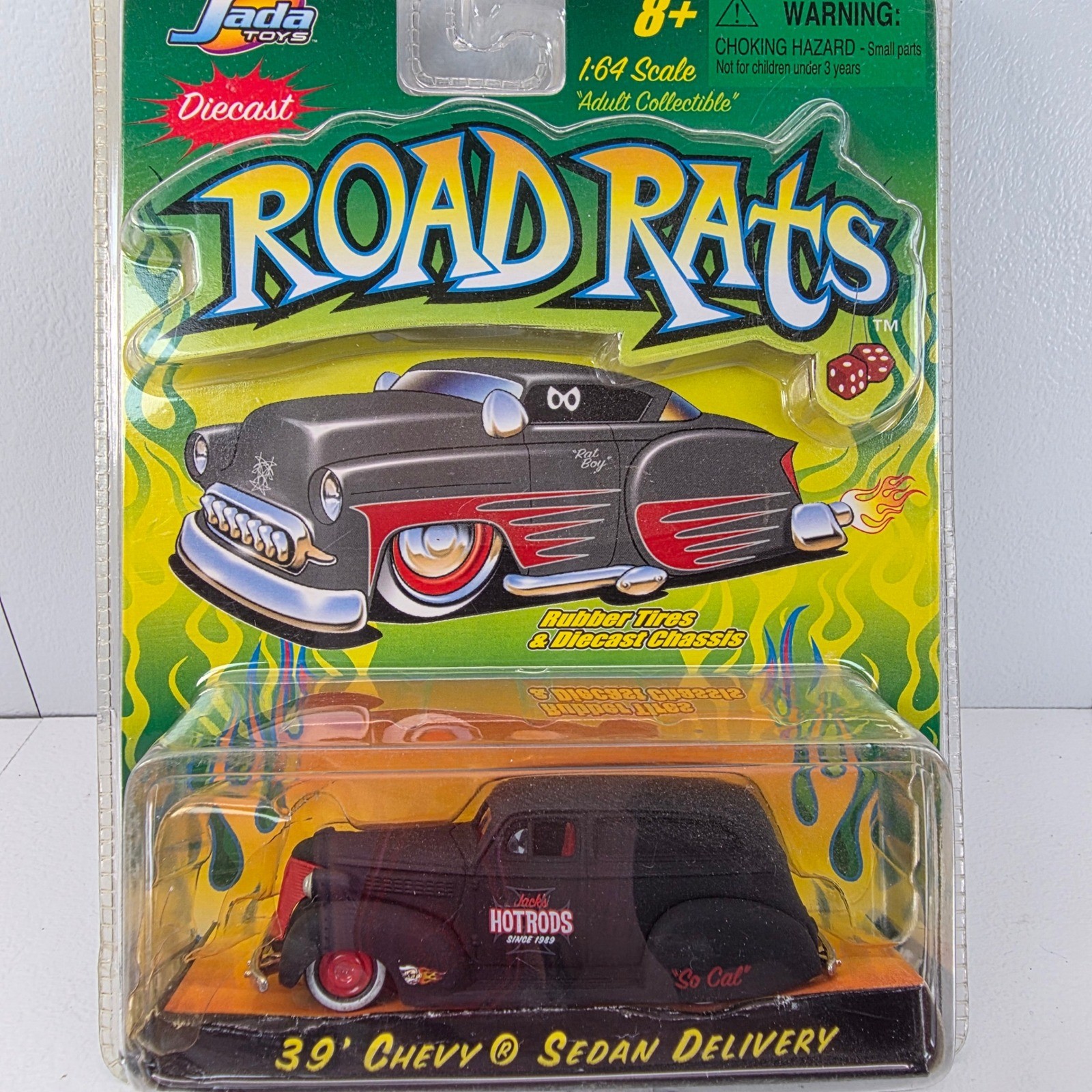 Jada Toys Road Rats 39 Chevy Sedan Delivery Diecast 164 Scale Adult Collectible