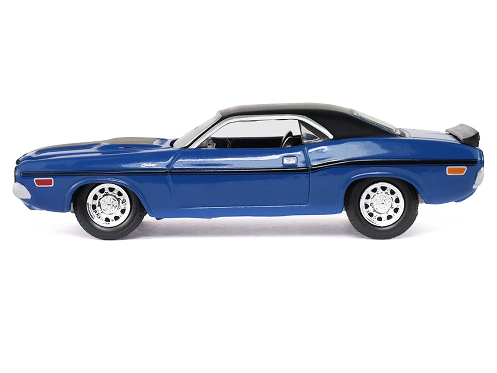 1970 DODGE CHALLENGER BLUE “AMERICA 250” 1/64 DIECAST CAR BY GREENLIGHT 28180 A