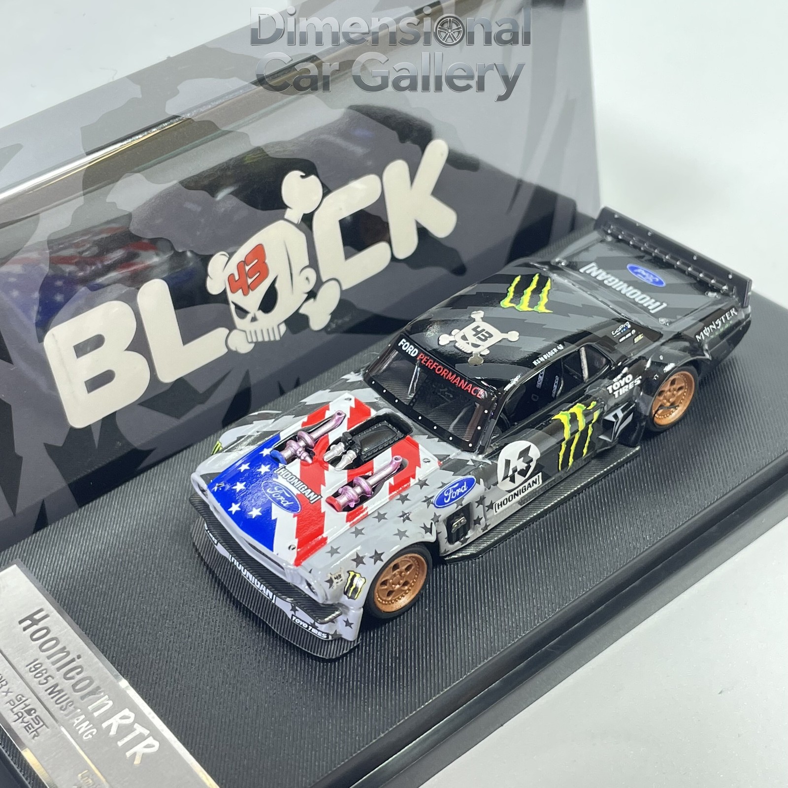 SW Ken Block Ford Mustang Magic Claw painted 1:64 alloy car model