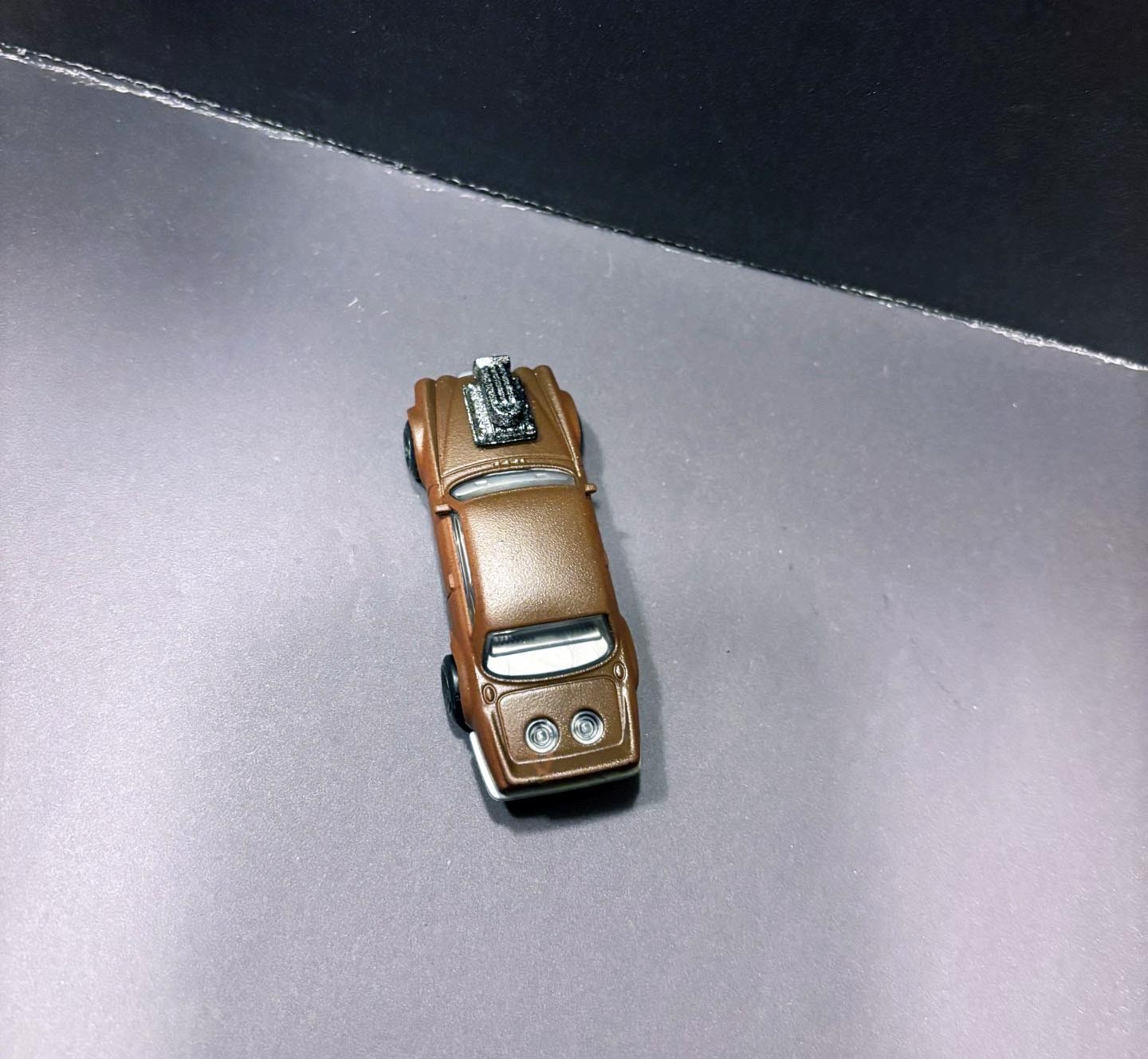Custom HotWheels “DRAGUAR” and package from ROADKILL series BLOWN JAG JAGUAR