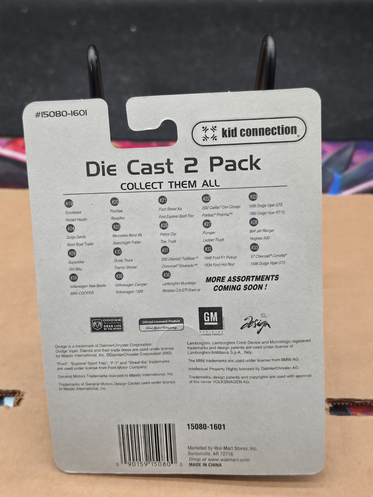 NOS KID CONNECTION 2 Pack Vehicles #C