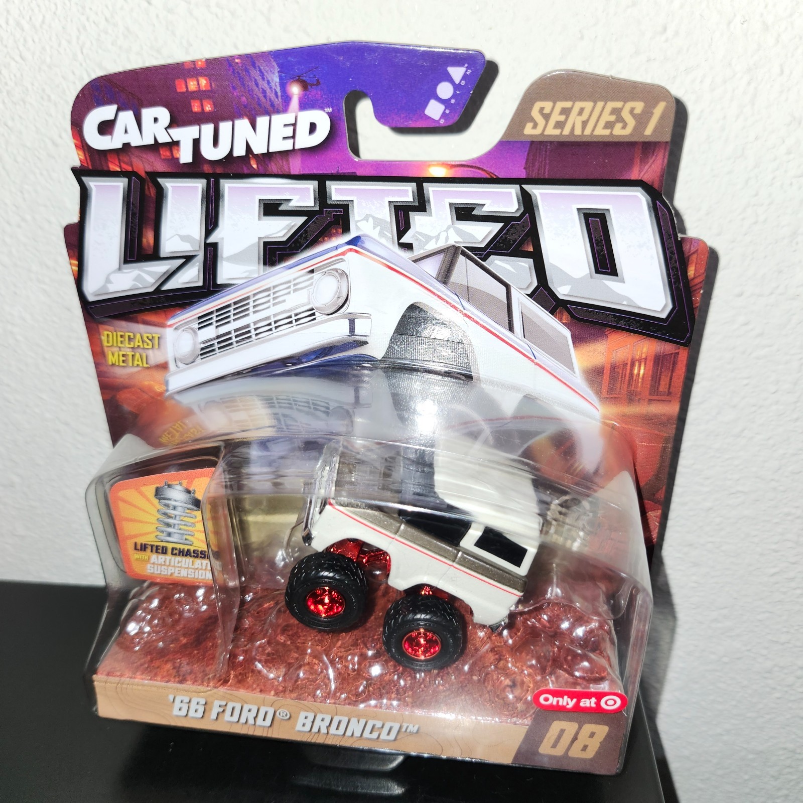 2026 Car Tuned Lifted 66 Ford Bronco RED BOTTOM RB Chase – Target Exclusive