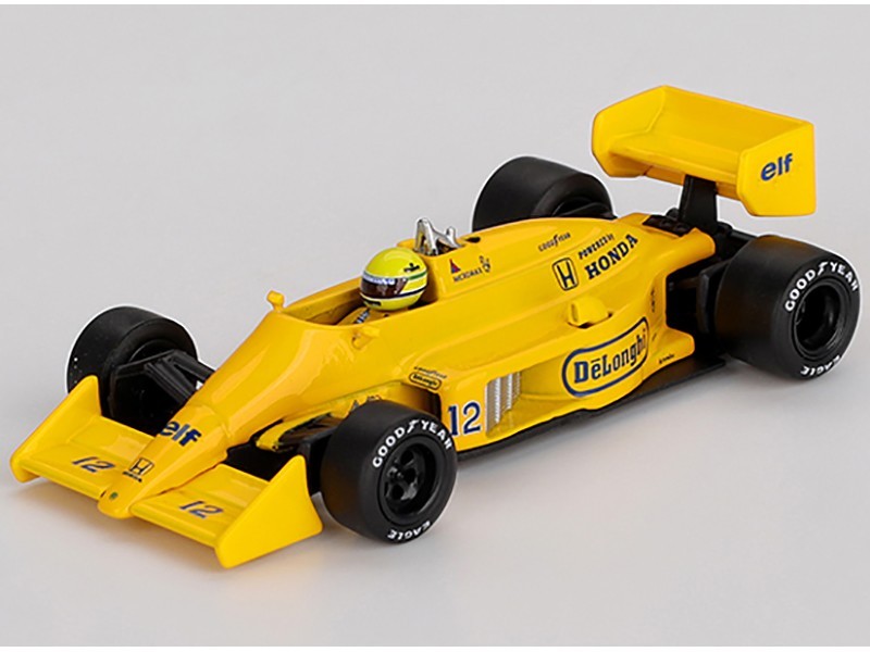 LOTUS 99T #12 SENNA WINNER F1 MONACO GP (1987) 1/64 BY MINI GT MGT01088