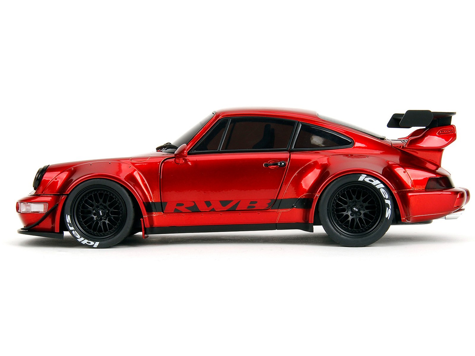 RWB BODY KIT RED METALLIC 1/18 DIECAST MODEL CAR BY JADA 35726