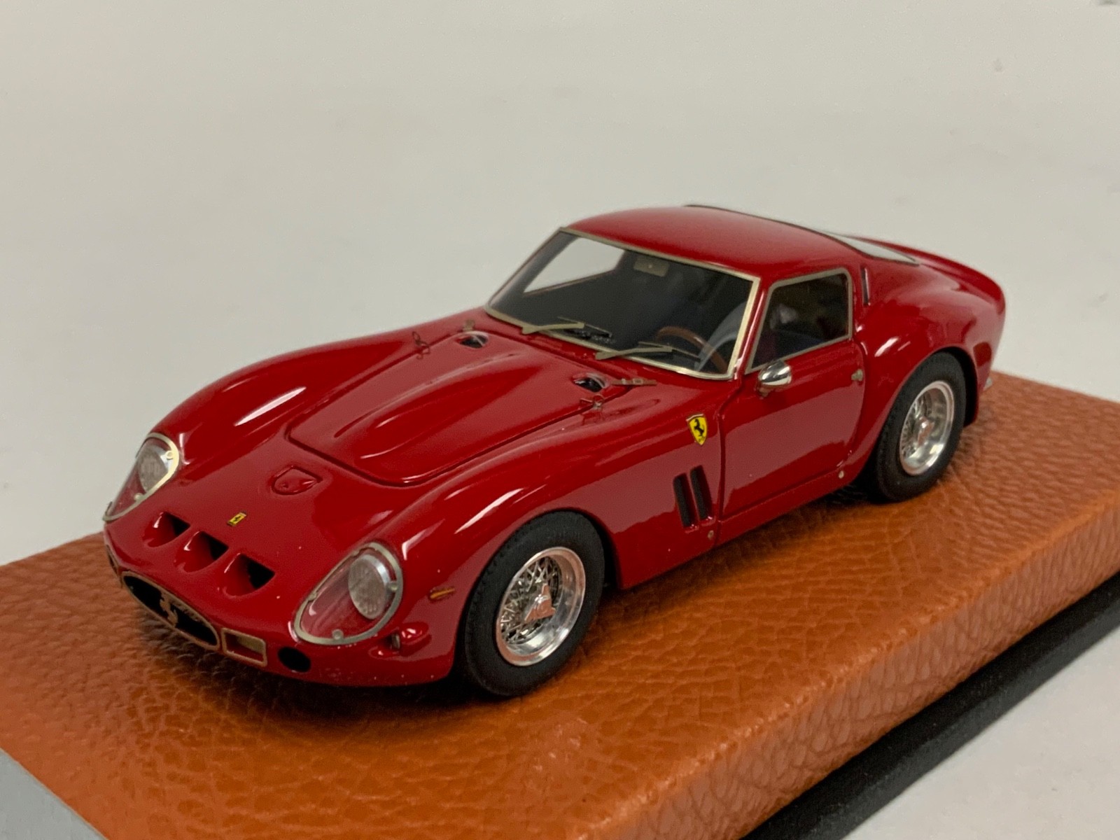 1/43 BBR Ferrari 250 GTO from 1962 in Rosso Corsa Red Leather BBR56A AB1181