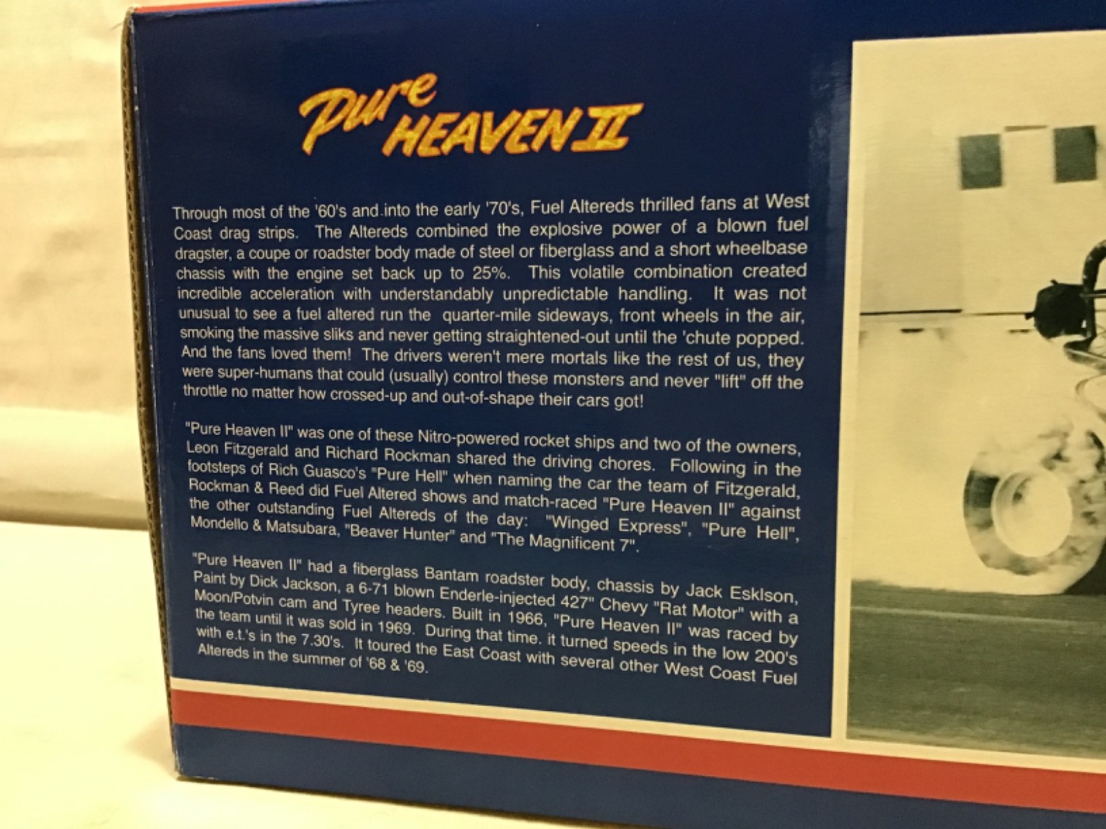 PURE HEAVEN II 427ci CHEVY AA/FUEL BANTAM GASSER 1/18 PRECISION MINIATURES prm11