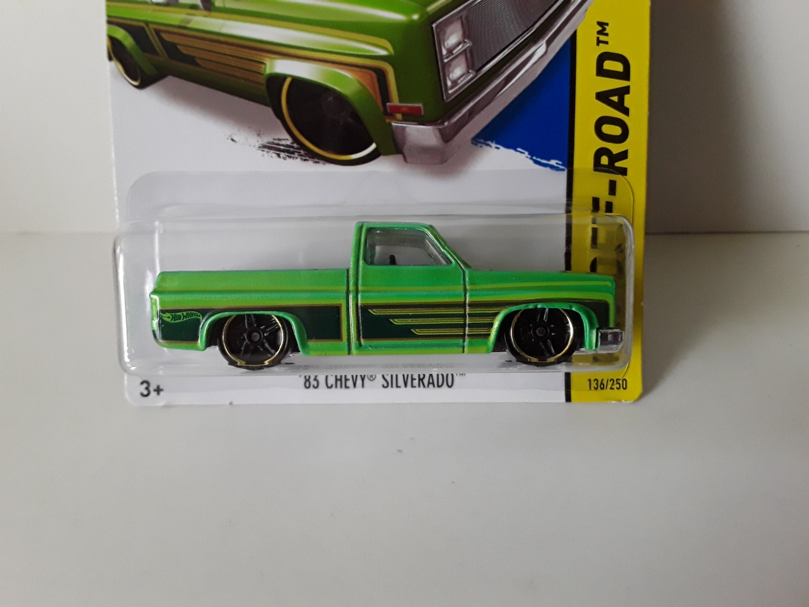 Hot Wheels 83 Chevy Silverado HW Off-Road Green Kmart Exclusive Color