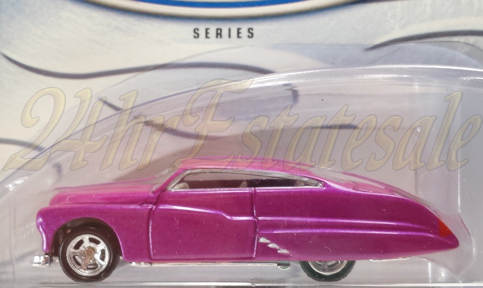 LOT 2 100% HOT WHEELS FORD FOCUS 1 PURPLE PASSION 51 MERC LOW RIDER 1/15K☑️EMOUT