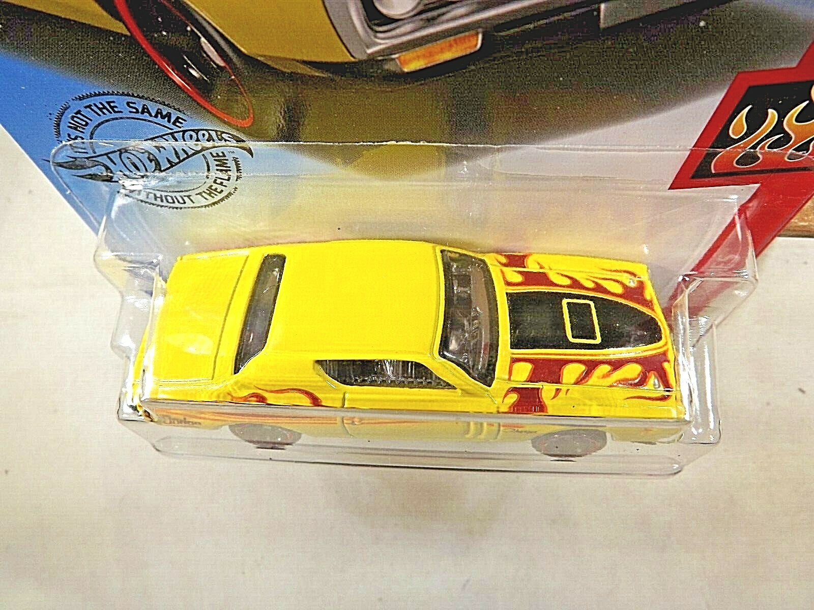 2020 Hot Wheels #188 HW Flames 6/10 ’71 DODGE CHARGER Yellow w/Black MC5 Spokes