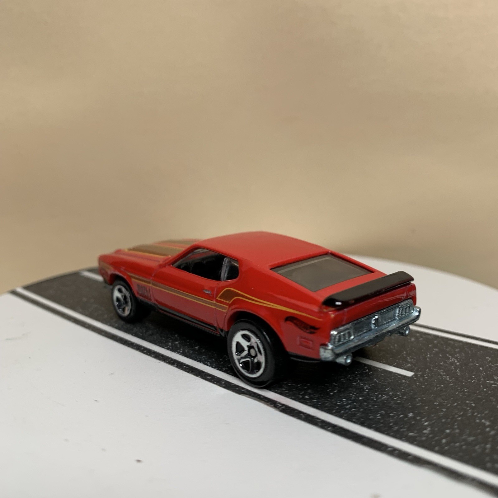 2014 Hot Wheels 50 Years Series #3/8 1971 Ford Mustang Mach 1 Red w/5sp NM