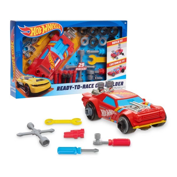 Ready to Race Car Builder: Creative Thinking Toy for Kids, 29 Pieces
