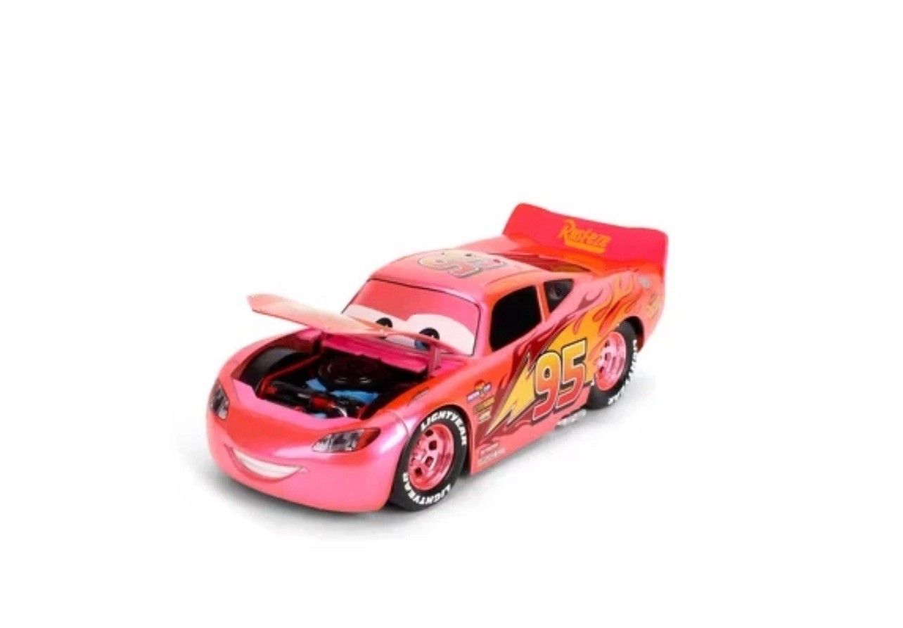 IN HAND Jada Pink Slips CHASE Disney Cars Lightning McQueen 1:24 FREE SHIP