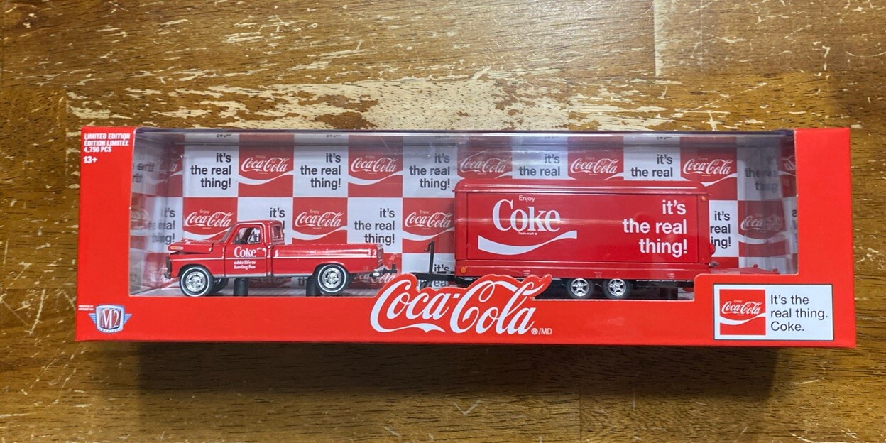 M2 Coca-Cola 1969 Ford F-250 Ranger Truck & 1949 Mercury Custom (TW02 20-10)