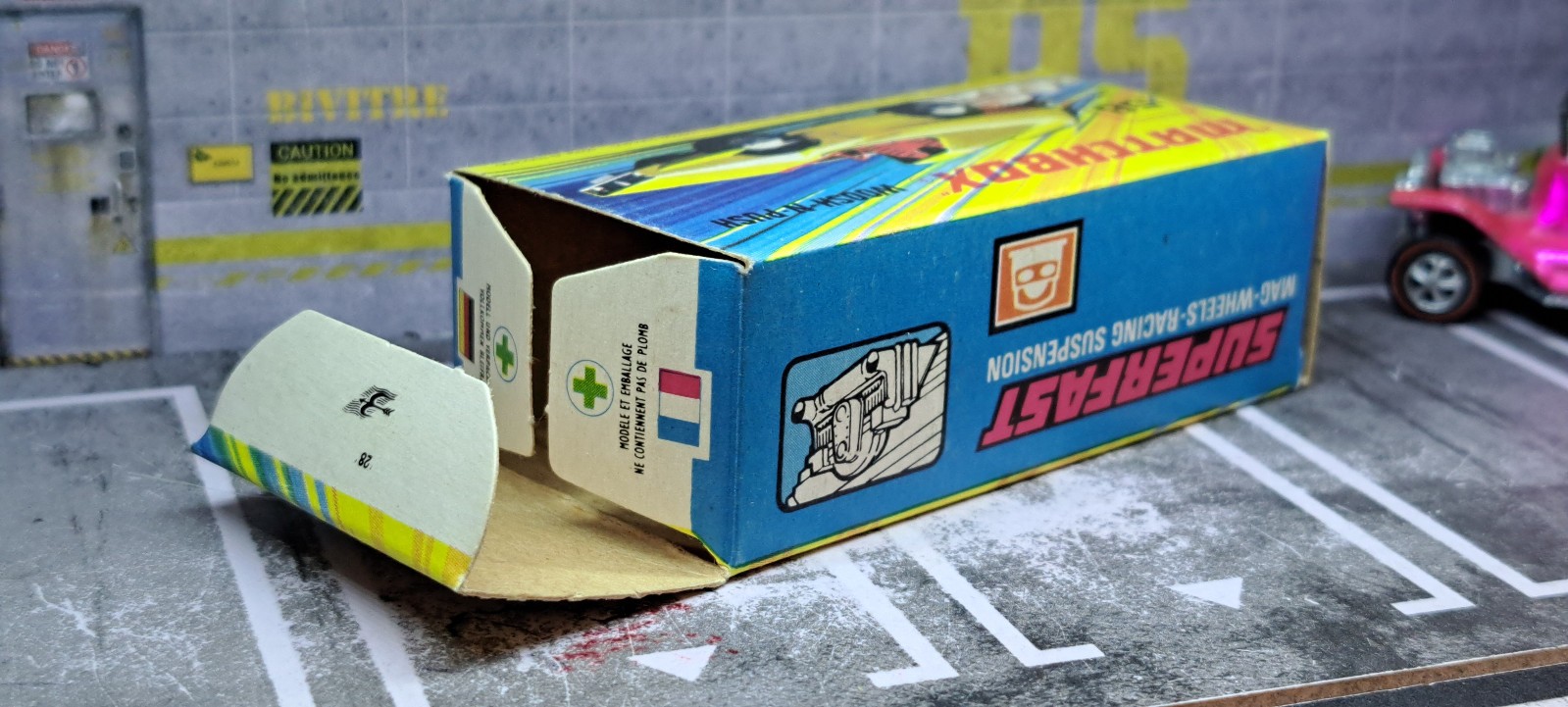 MATCHBOX No. 58 WOOSH-N-PUSH IN OB LESNEY ENGLAND
