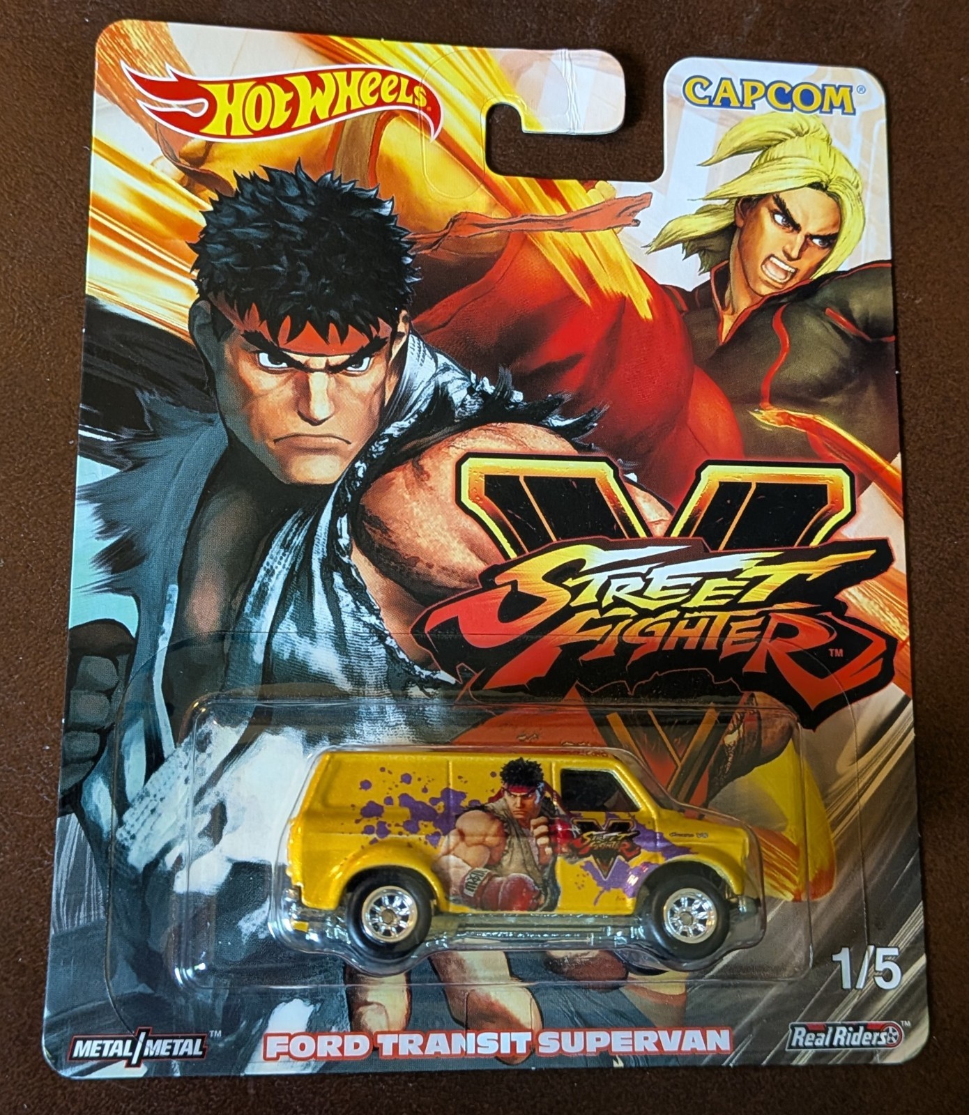 Hot Wheels ~ STREET FIGHTER V ~ Ford Transit Supervan – FKY42