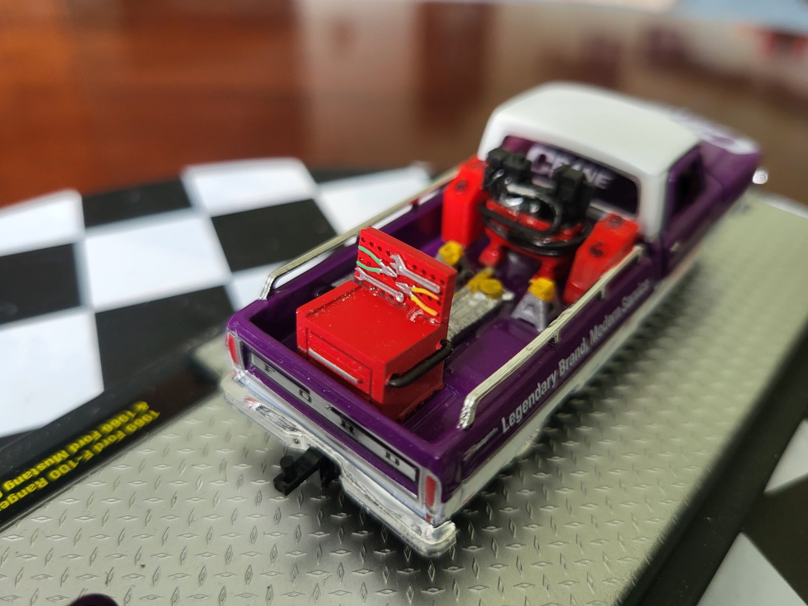 m2 Custom Purple Hornies Flow tech 69 Ford F100 Ranger Truck & 66 Ford Mustang