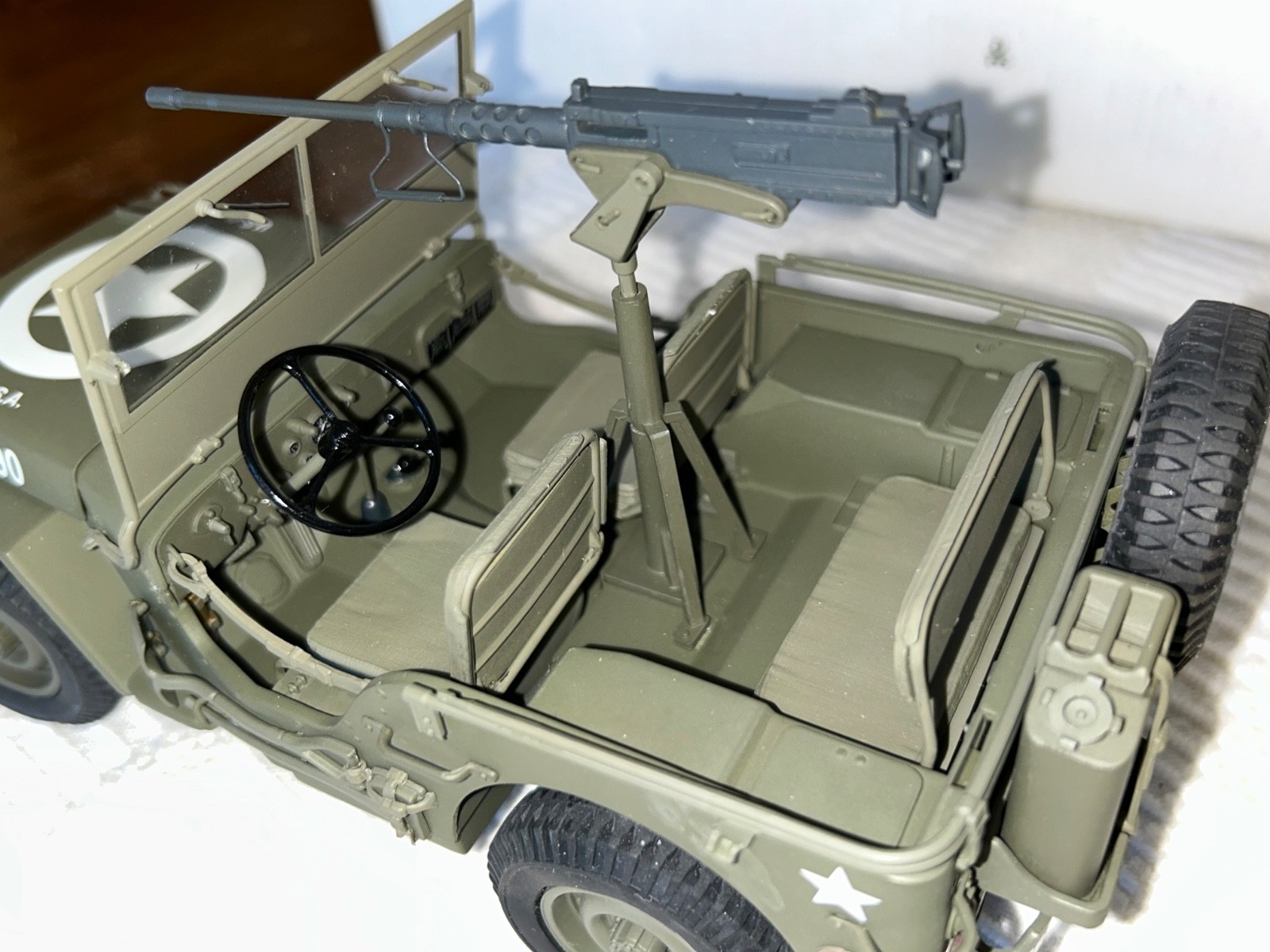 Danbury Mint 1:16 World War II WW2 Willy’s Scout Jeep Replica Die-Cast 1994