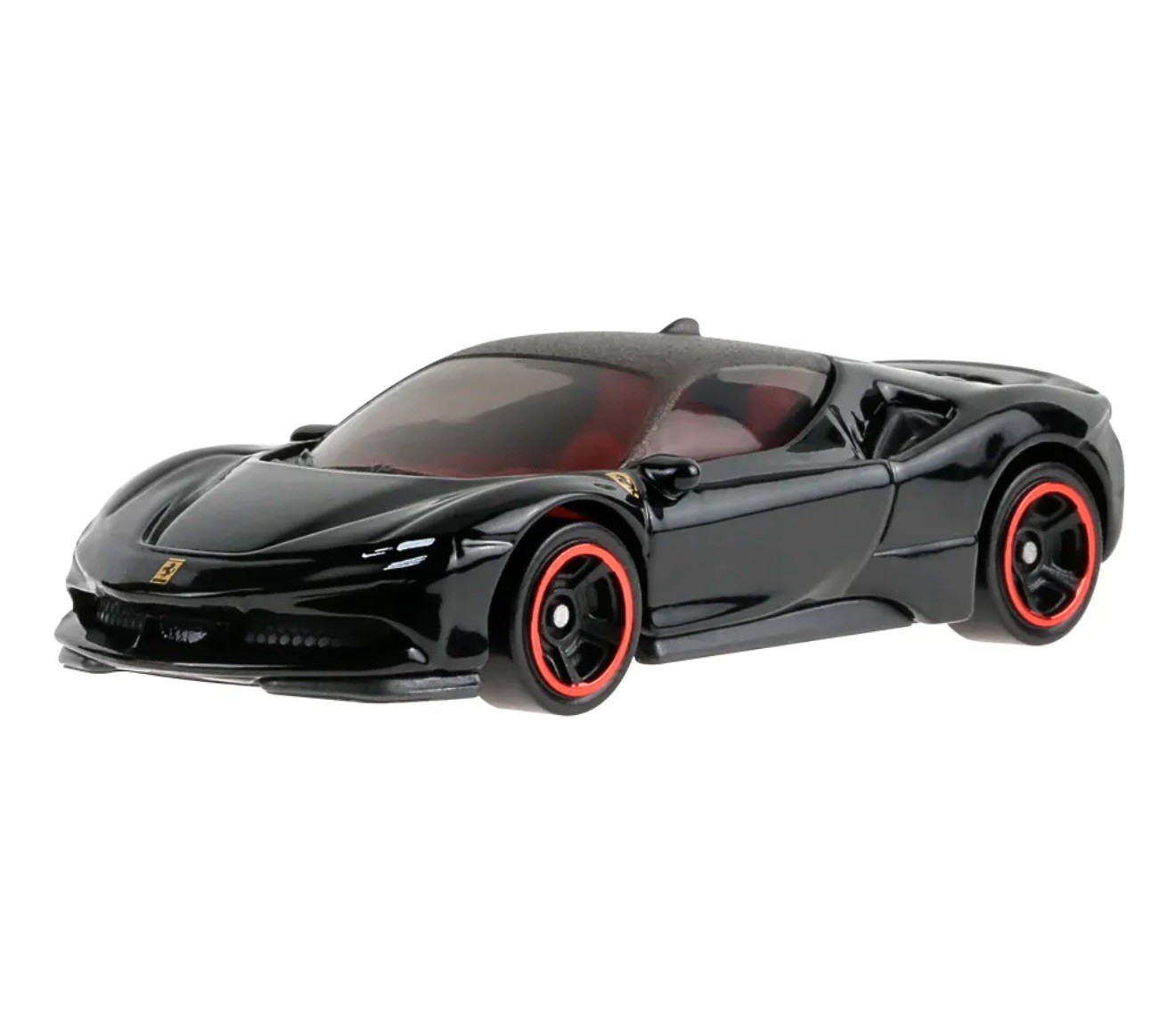 Hot Wheels Ferrari SF90 Stradale Black Red Diecast Car 1:64 Boys Girls 3+ Years