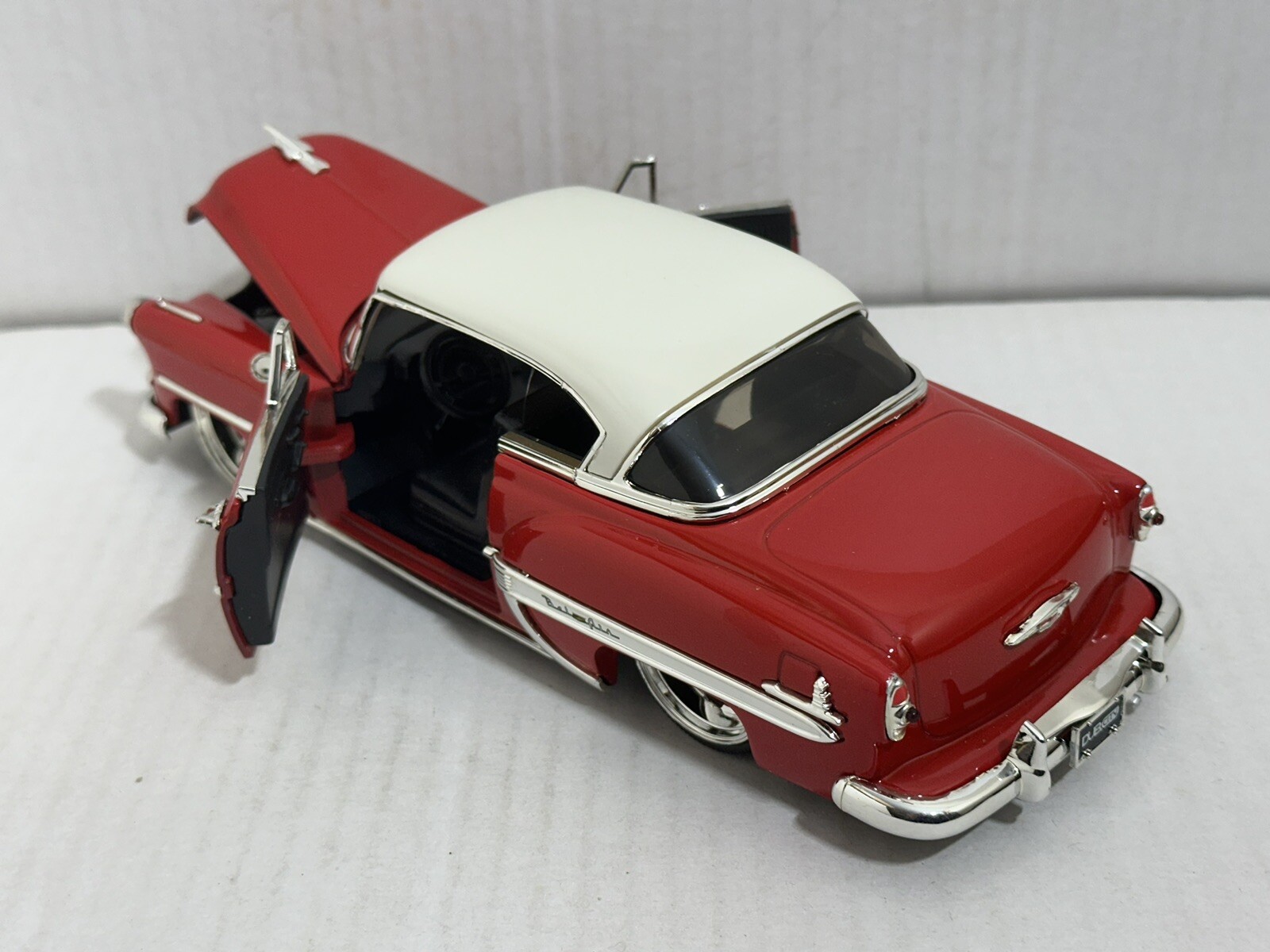 JADA DUB 1953 CHEVY BEL AIR RED 1:24 DIECAST MODEL CAR NEW NO BOX